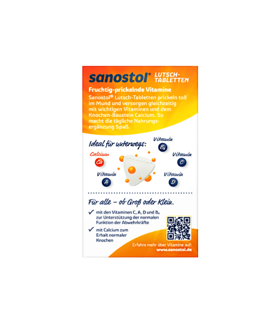 مکمل مولتی ویتامین + کلسیم سانستول (sanostol) اوریجینال اصل آلمان