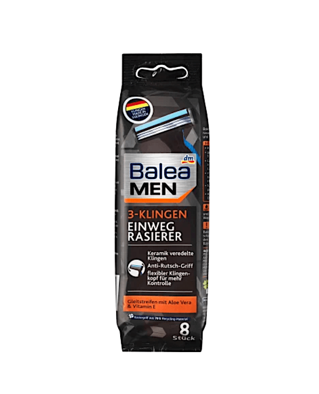 تیغ یکبار مصرف ژیلت مردانه سه تیغه Balea اوریجینال اصل آلمان