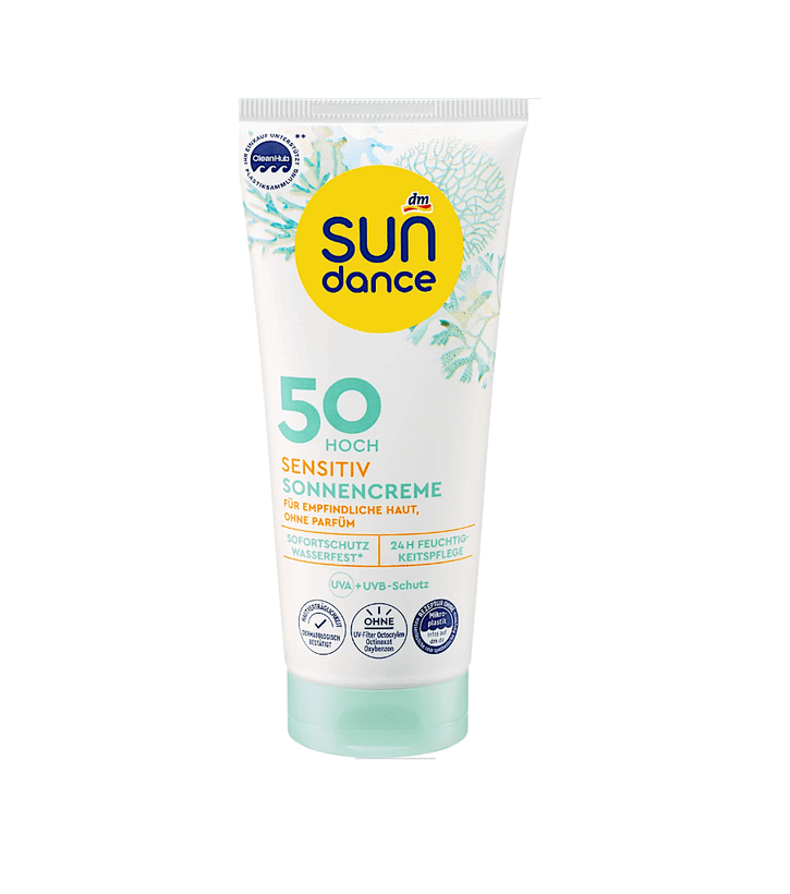 کرم ضد آفتاب مخصوص پوستهای حساس SPF 50ساندنس اورجینال اصل آلمان