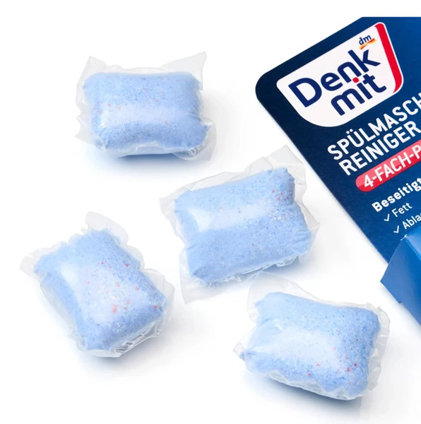 پاککننده ماشین ظرفشویی اورجینال آلمان Denkmit – بسته ۴ عددی