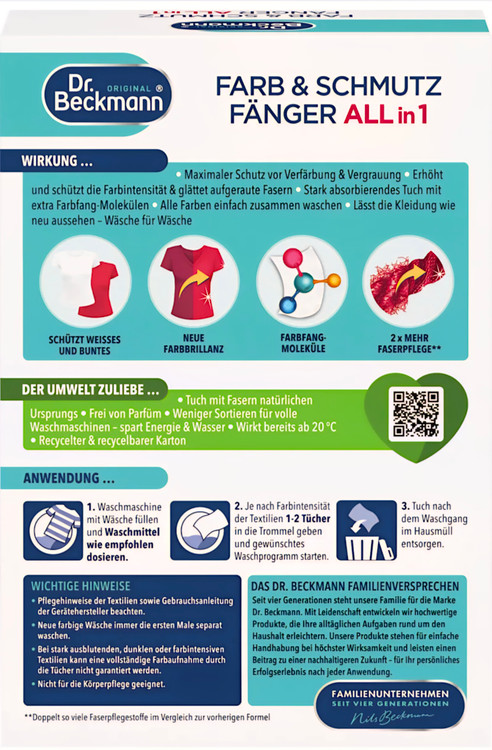 Dr. Beckmann Farb & Schmutz Fänger All-in-One