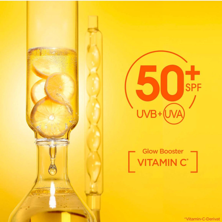 Garnier Vitamin C Daily UV Glow Fluid SPF50 (Invisible & Tinted)