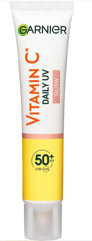 ضد آفتاب گارنیر ویتامین C SPF50 (بیرنگ و رنگی) | ضد لک و سبک