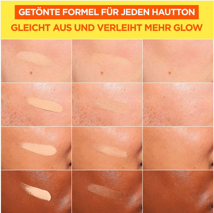 ضد آفتاب ویتامین C گارنیر SPF 50 مدل Daily UV Glow (بیرنگ و رنگی) اورجینال