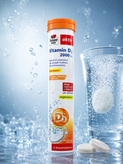 قرص جوشان ویتامین D3 2000 IU دoppelherz