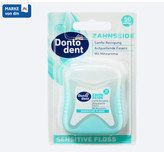 🦷 نخ دندان دنتودنت مدل Sensitive Floss با طعم ملایم نعناع ۵۰ متر اورجینال آلمان